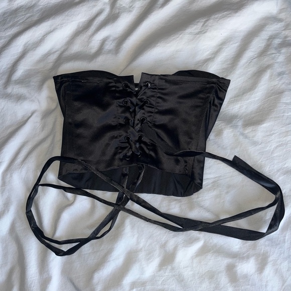 Princess Polly Maya Corset Top Black - Picture 4 of 5